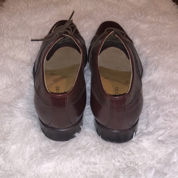 New Lopez taibo size 10 brown leather dress shoes - Picture 3 of 5